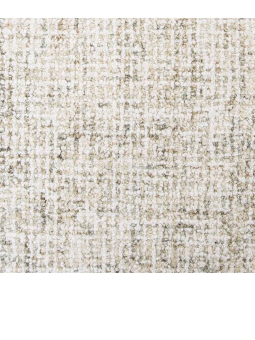 Neutral Linen Runner Rug - Light Beige - Picture 4 of 4